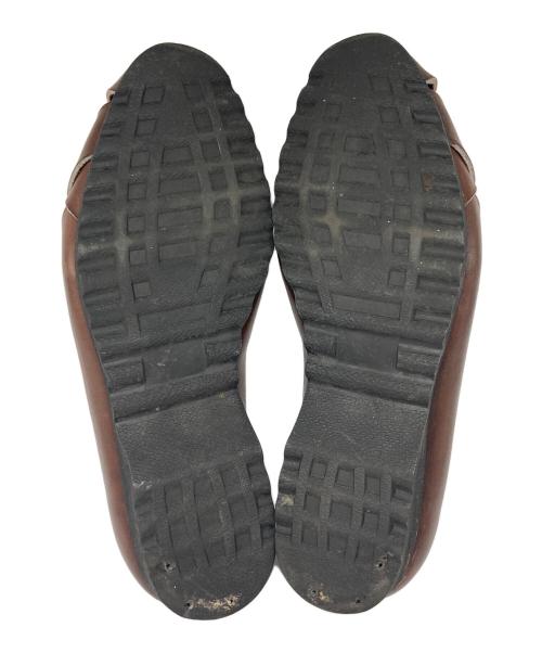 COMME des GARCONS HOMME（コムデギャルソン オム）COMME des GARCONS HOMME (コムデギャルソン オム) レザー編み込みサンダル ブラウン サイズ:25cmの古着・服飾アイテム