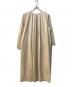 CAVEZA ROSSO（カベサ ロッソ）の古着「ダブルガーゼピンタックスリーブワンピース」｜ベージュ