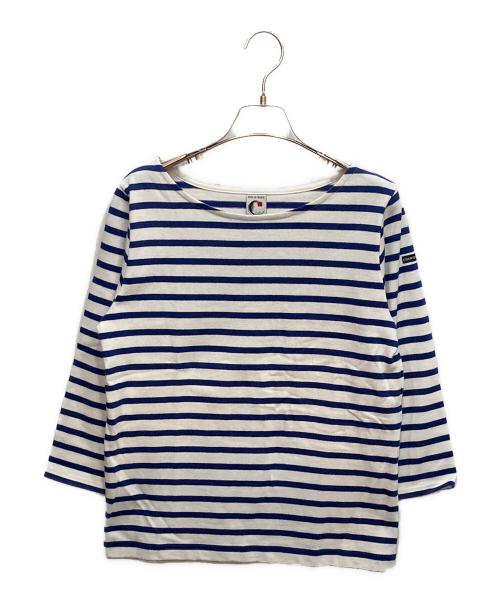 CHANTE CLAIR（シャンテクレール）CHANTE CLAIR (シャンテクレール) ボーダーロンT2 ホワイト×ブルー サイズ:Free 未使用品の古着・服飾アイテム