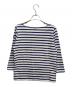CHANTE CLAIR (シャンテクレール) ボーダーロンT2 ホワイト×ブルー サイズ:Free 未使用品：4000円