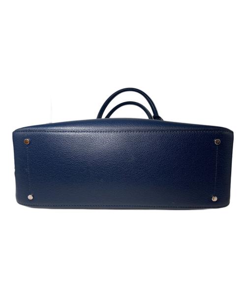 Kate Spade（ケイトスペード）Kate Spade (ケイトスペード) エヴァスモールサッチェル 2WAY ショルダーバッグ ネイビー サイズ:Freeの古着・服飾アイテム