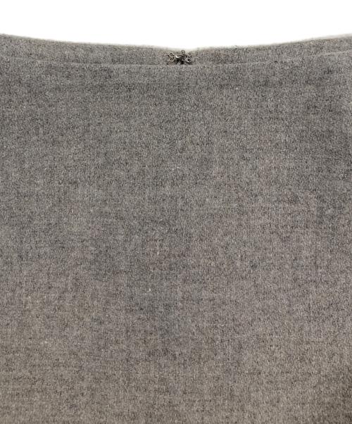 BABYLONE（バビロン）BABYLONE (バビロン) ネップツイードミニスカート グレー サイズ:36 未使用品の古着・服飾アイテム