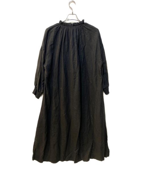 IENA（イエナ）IENA (イエナ) maison リネンコットンワンピース ブラック サイズ:38の古着・服飾アイテム