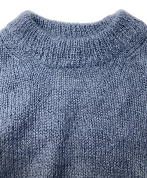 TODAYFUL（トゥデイフル）TODAYFUL (トゥデイフル) Kid Mohair Knit キッドモヘアニット ブルー サイズ:Freeの古着・服飾アイテム