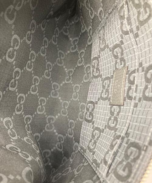 GUCCI（グッチ）GUCCI (グッチ) GGキャンバス クラッチバッグ グレーの古着・服飾アイテム