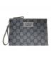 GUCCI（グッチ）の古着「GGキャンバス クラッチバッグ」｜グレー