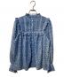 SLOBE IENA（スローブ イエナ）の古着「レースピンタックフリルブラウス」｜ブルー