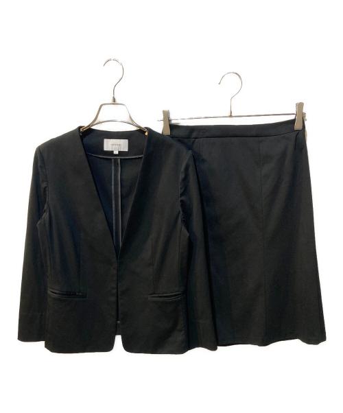 UNTITLED（アンタイトル）UNTITLED (アンタイトル) 3ピースセットアップ ブラック サイズ:2の古着・服飾アイテム