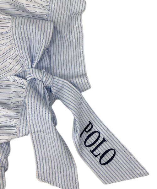 POLO（ポロ・ラルフローレン）POLO (ポロ) DazzliN (ダズリン) ヘムレイヤードシャツワンピース ブルー サイズ:Sの古着・服飾アイテム