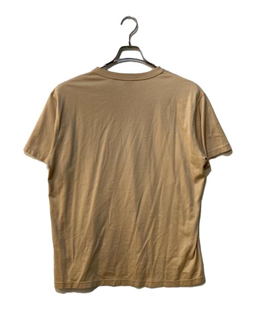 BURBERRY（バーバリー）BURBERRY (バーバリー) RUBBER MOTIF LOGO PRINT TEE ベージュ サイズ:Sの古着・服飾アイテム