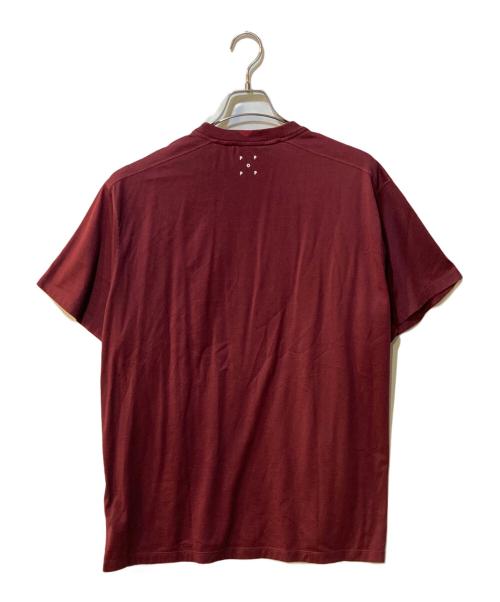 BURBERRY（バーバリー）BURBERRY (バーバリー) POP TRADING COMPANY (ポップトレーディングカンパニー) プリントTシャツ レッド サイズ:Lの古着・服飾アイテム