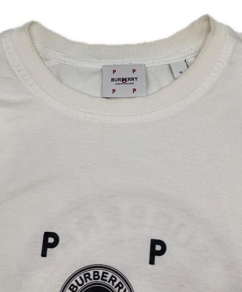 BURBERRY（バーバリー）BURBERRY (バーバリー) POP TRADING COMPANY (ポップトレーディングカンパニー) プリントTシャツ ホワイト サイズ:Mの古着・服飾アイテム