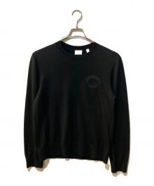 BURBERRY（バーバリー）の古着「WOOL OAK LEAF CREST SWEATER」｜ブラック