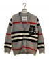 BURBERRY（バーバリー）の古着「Oakford Stripe Cardigan」｜グレー
