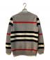 BURBERRY (バーバリー) POP TRADING COMPANY (ポップトレーディングカンパニー) Oakford Stripe Cardigan グレー サイズ:xs：48000円
