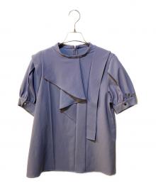 UNITED TOKYO（ユナイテッドトーキョー）の古着「フラクトハーフブラウス」｜パープル