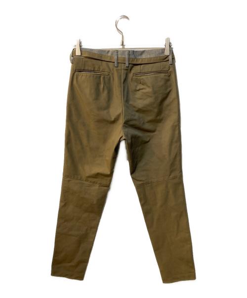 Junhashimoto（ジュンハシモト）Junhashimoto (ジュンハシモト) BELTED PANTS ベージュ サイズ:2の古着・服飾アイテム