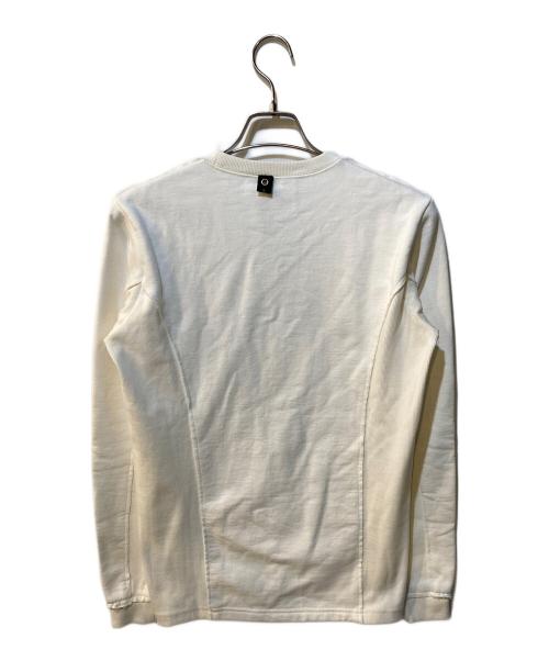 wjk（ダブルジェイケー）wjk (ダブルジェイケー) cut-off pull-over sweat ホワイト サイズ:Sの古着・服飾アイテム