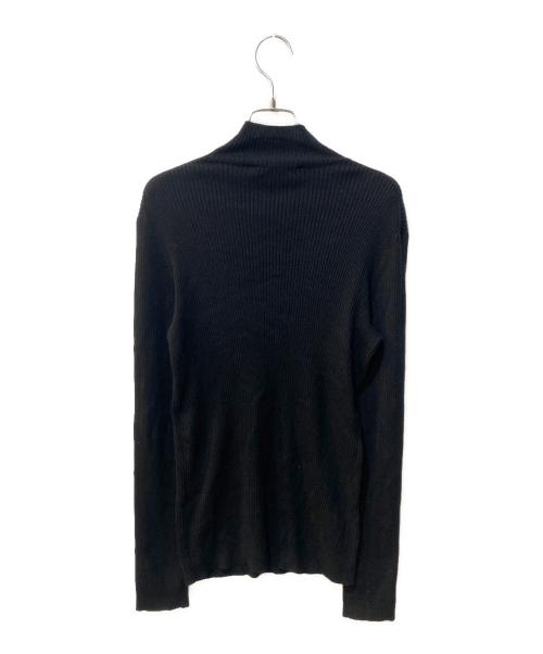 maison kitsune（メゾンキツネ）maison kitsune (メゾンキツネ) Bold Fox Head タートルネック ブラック サイズ:Lの古着・服飾アイテム