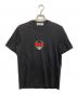MSGM（エムエスジーエム）の古着「ロゴプリント クルーネック 半袖Tシャツ」｜ブラック
