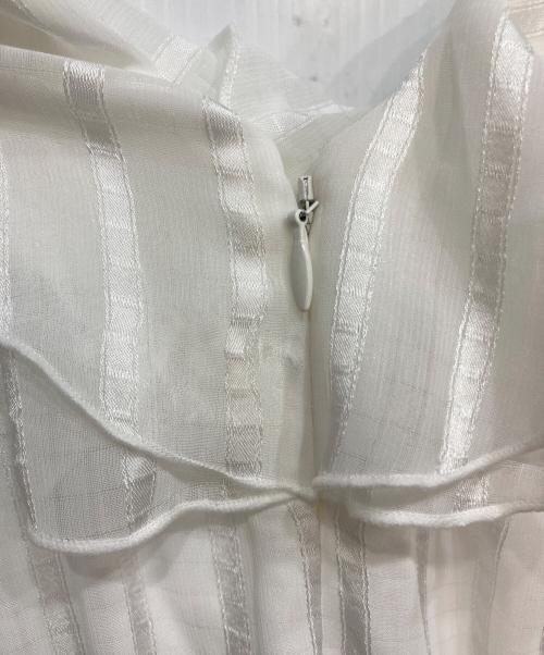 DazzliN（ダズリン）DazzliN (ダズリン) バリエフルイドワンピース ホワイト サイズ:Mの古着・服飾アイテム
