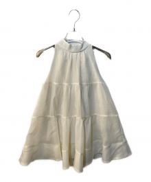 Lily Brown（リリーブラウン）の古着「アメスリティアードブラウス」｜アイボリー