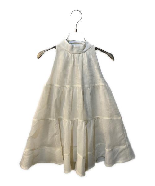 Lily Brown（リリーブラウン）Lily Brown (リリーブラウン) アメスリティアードブラウス アイボリー サイズ:Freeの古着・服飾アイテム