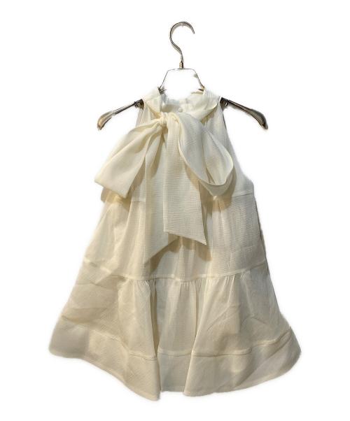 Lily Brown（リリーブラウン）Lily Brown (リリーブラウン) アメスリティアードブラウス アイボリー サイズ:Freeの古着・服飾アイテム