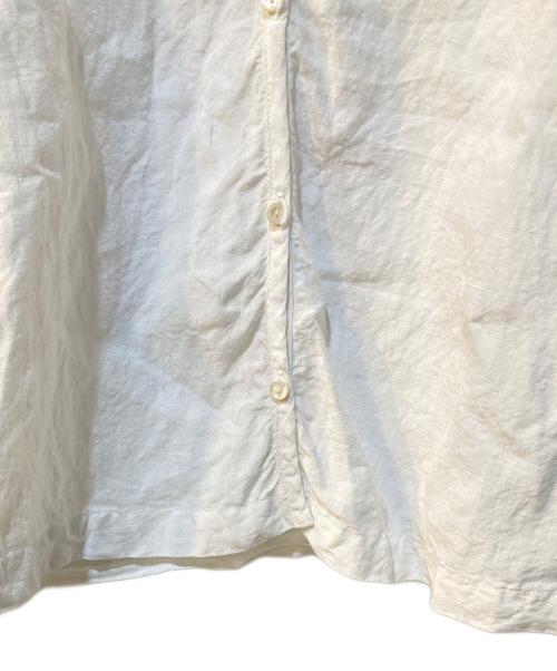 nest Robe（ネストローブ）nest Robe (ネストローブ) リネンレーススリーブブラウス ホワイト サイズ:Freeの古着・服飾アイテム