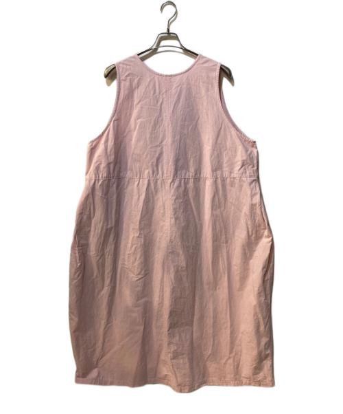 nest Robe（ネストローブ）nest Robe (ネストローブ) 超撥水バックVネックノースリーブワンピース ピンク サイズ:Freeの古着・服飾アイテム