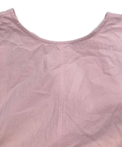 nest Robe（ネストローブ）nest Robe (ネストローブ) 超撥水バックVネックノースリーブワンピース ピンク サイズ:Freeの古着・服飾アイテム
