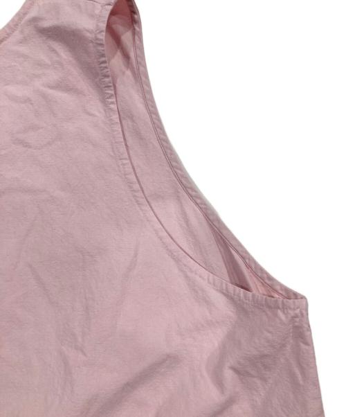nest Robe（ネストローブ）nest Robe (ネストローブ) 超撥水バックVネックノースリーブワンピース ピンク サイズ:Freeの古着・服飾アイテム
