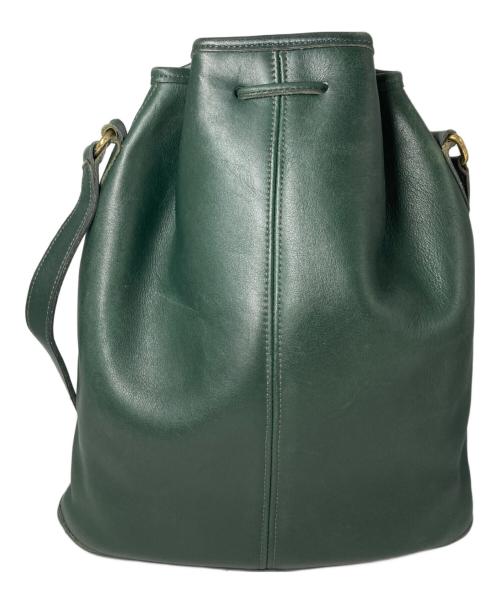 COACH（コーチ）COACH (コーチ) 巾着ショルダーバッグ グリーンの古着・服飾アイテム