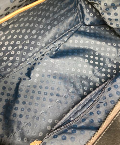 PAUL SMITH（ポールスミス）PAUL SMITH (ポールスミス) オールレザーボストンバッグ ブラック×ブラウンの古着・服飾アイテム