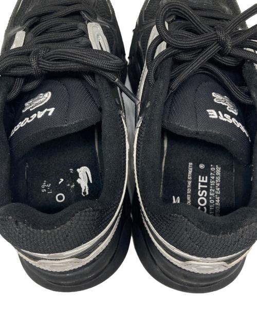 LACOSTE（ラコステ）LACOSTE (ラコステ) ローカットスニーカー ブラック サイズ:UK9の古着・服飾アイテム
