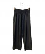 JOURNAL STANDARDジャーナルスタンダード）の古着「ナイロンストレッチワイドパンツ」｜ブラック
