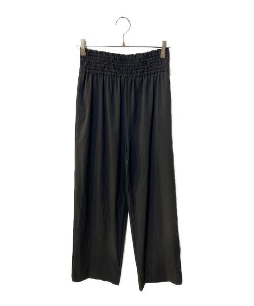 JOURNAL STANDARD（ジャーナルスタンダード）JOURNAL STANDARD (ジャーナルスタンダード) ナイロンストレッチワイドパンツ ブラック サイズ:38 未使用品の古着・服飾アイテム