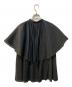 DEPAREILLE (デパリエ) ケープカラースリーブレスブラウス ブラック サイズ:38：8000円