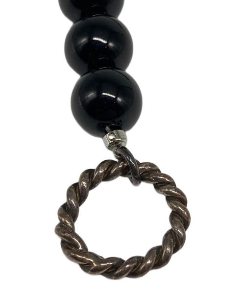 YVETTE（イヴェット）YVETTE (イヴェット) DROP NECKLACE ブラックの古着・服飾アイテム