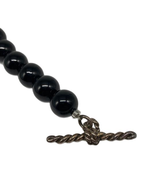 YVETTE（イヴェット）YVETTE (イヴェット) DROP NECKLACE ブラックの古着・服飾アイテム