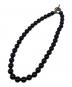 YVETTE (イヴェット) DROP NECKLACE ブラック：8000円