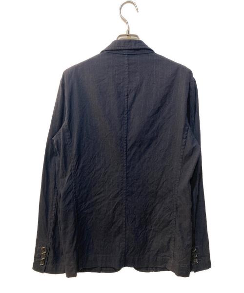 COMME des GARCONS HOMME DEUX（コムデギャルソン オム ドゥ）COMME des GARCONS HOMME DEUX (コムデギャルソン オム ドゥ) 3Bストライプジャケット ネイビー サイズ:XSの古着・服飾アイテム