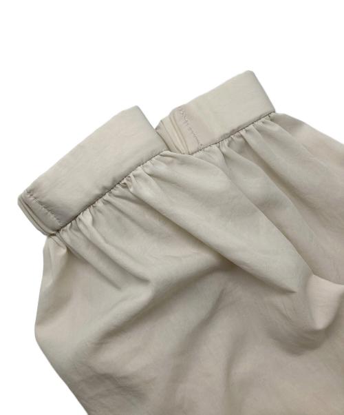 green label relaxing（グリーンレーベルリラクシング）green label relaxing (グリーンレーベルリラクシング) ドロスト ギャザー コート ホワイト サイズ:38の古着・服飾アイテム