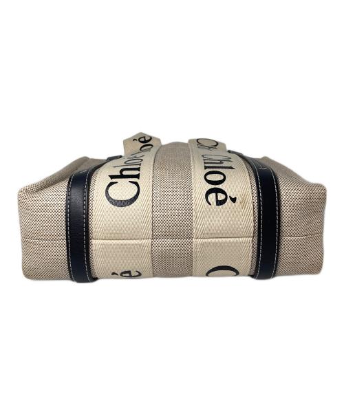 Chloe（クロエ）Chloe (クロエ) ウッディスモールトートバック ベージュの古着・服飾アイテム