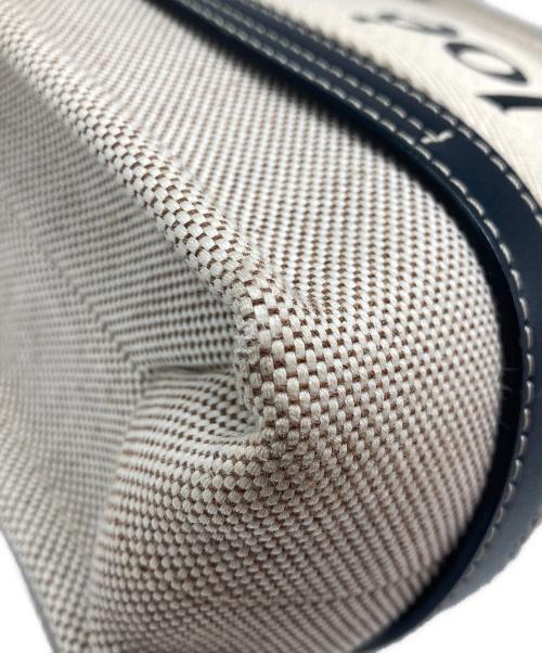 Chloe（クロエ）Chloe (クロエ) ウッディスモールトートバック ベージュの古着・服飾アイテム