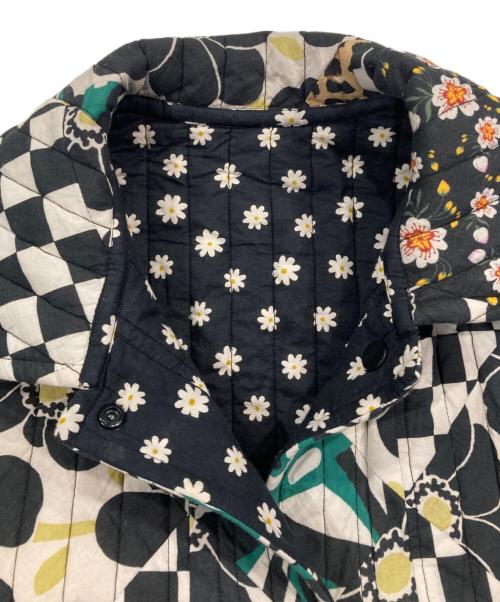 freada（フリーダ）freada (フリーダ) パッチワークキルトコート ブラック サイズ:Freeの古着・服飾アイテム