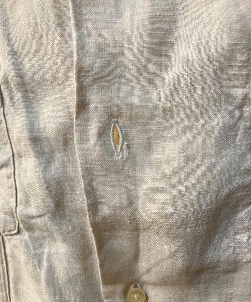 LAND'S END（ランズエンド）LAND'S END (ランズエンド) キューバシャツ ベージュ サイズ:Lの古着・服飾アイテム