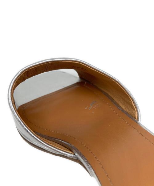 APOM（アポム）APOM (アポム) 本革ソフトミュール シルバー サイズ:42の古着・服飾アイテム