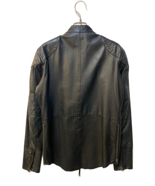TAKEO KIKUCHI（タケオキクチ）TAKEO KIKUCHI (タケオキクチ) レザージャケット ブラック サイズ:2の古着・服飾アイテム