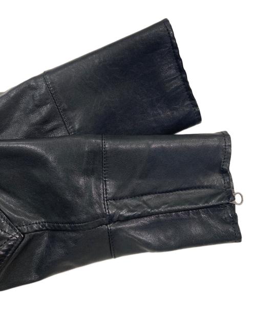 TAKEO KIKUCHI（タケオキクチ）TAKEO KIKUCHI (タケオキクチ) レザージャケット ブラック サイズ:2の古着・服飾アイテム